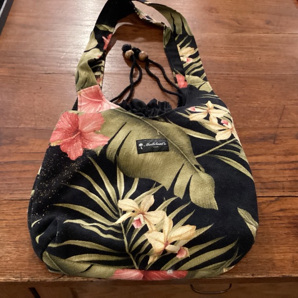 Hawaiian Mailelani barkcloth shoulder bag Kauai, Hawaii - Picture 1 of 7